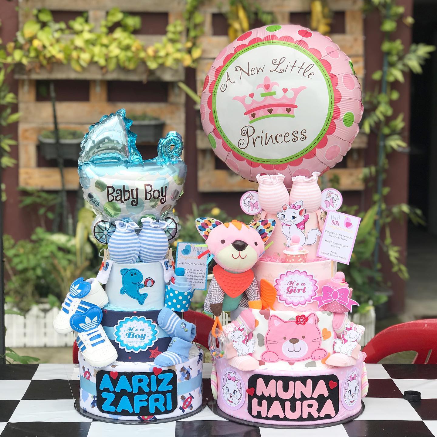 Diaper Cake By Cute Kiddy Kiddy Facebook ad: Personalize Baby Gift Diaper Cake Hamper