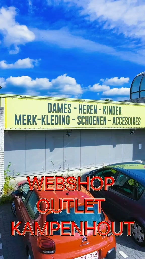 Web-Shop Outlet Facebook ad: Webshop-Outlet KAMPENHOUT