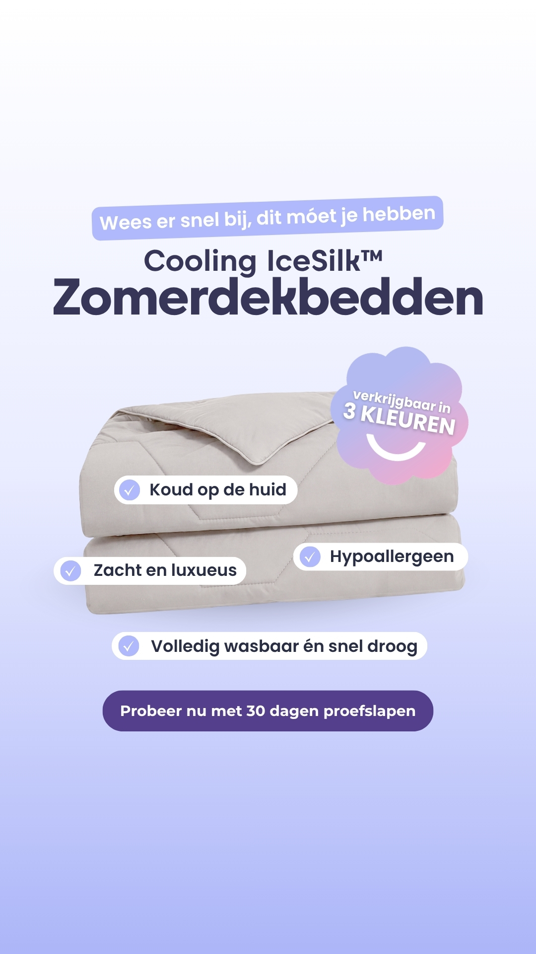 HappyBed Facebook ad