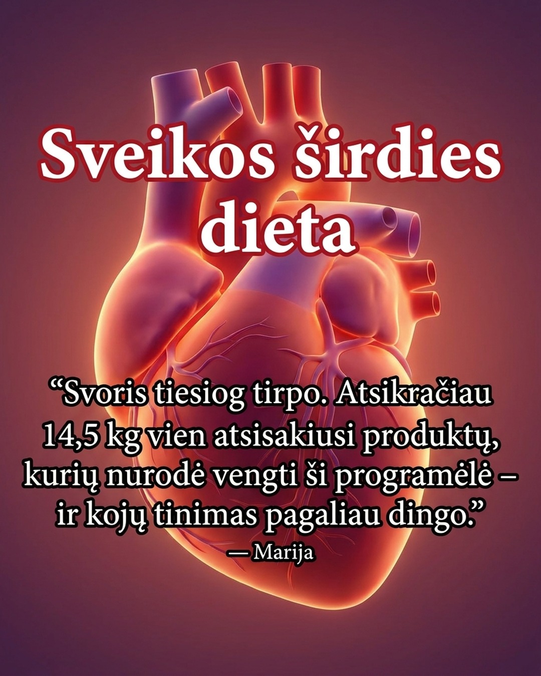 Dietistė Orinta Facebook ad: Atlik nemokamą testą