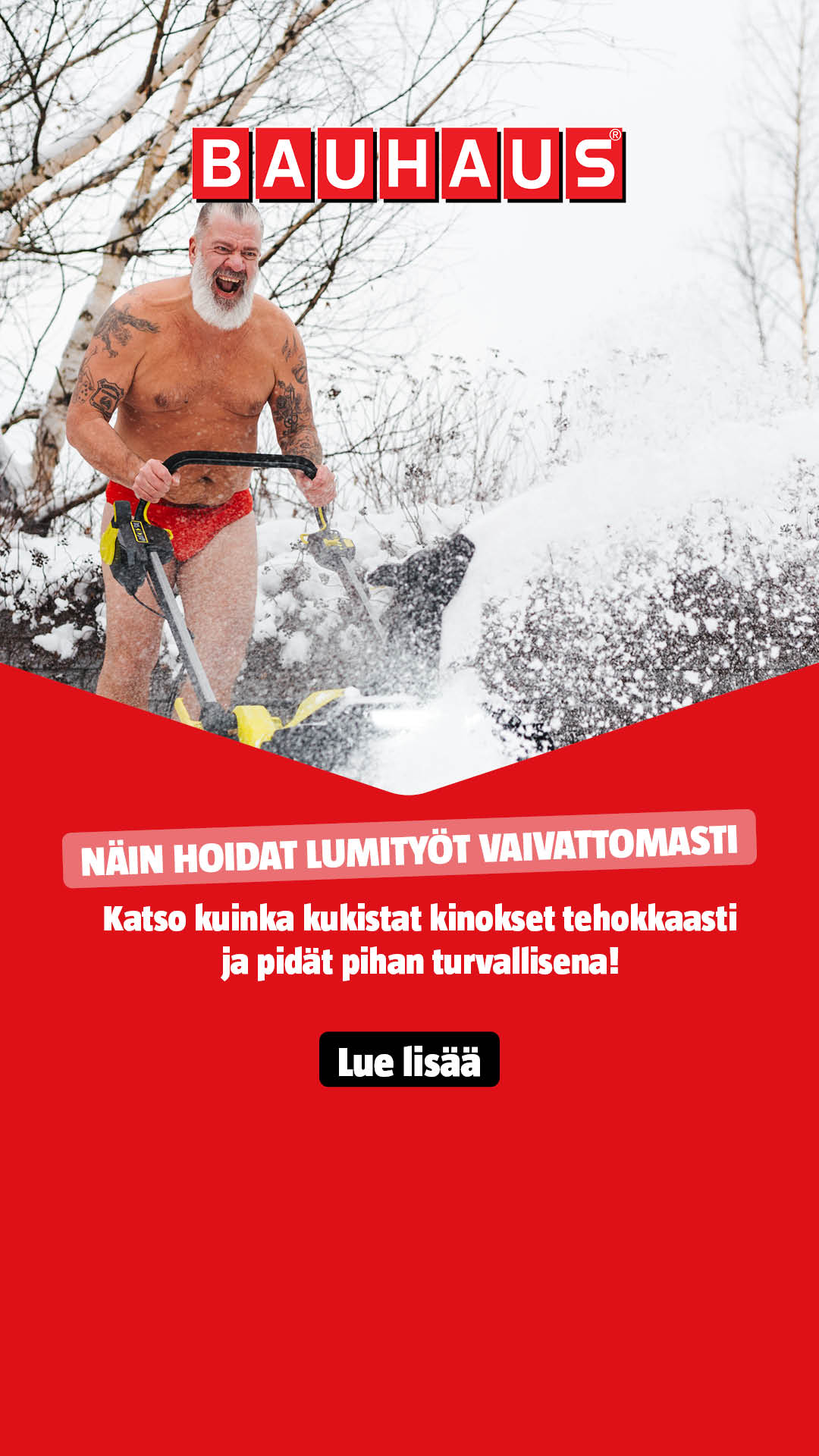 BAUHAUS Suomi Facebook ad