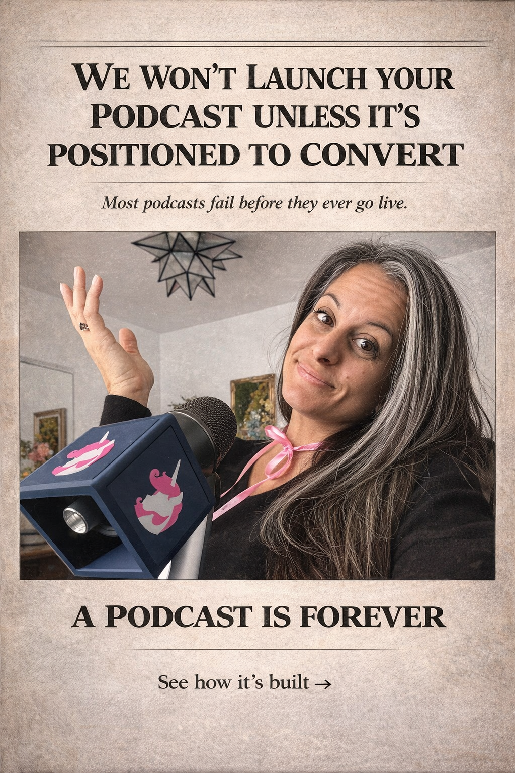 Nicole the Client Attraction Unicorn Facebook ad from Apr 6, 2026