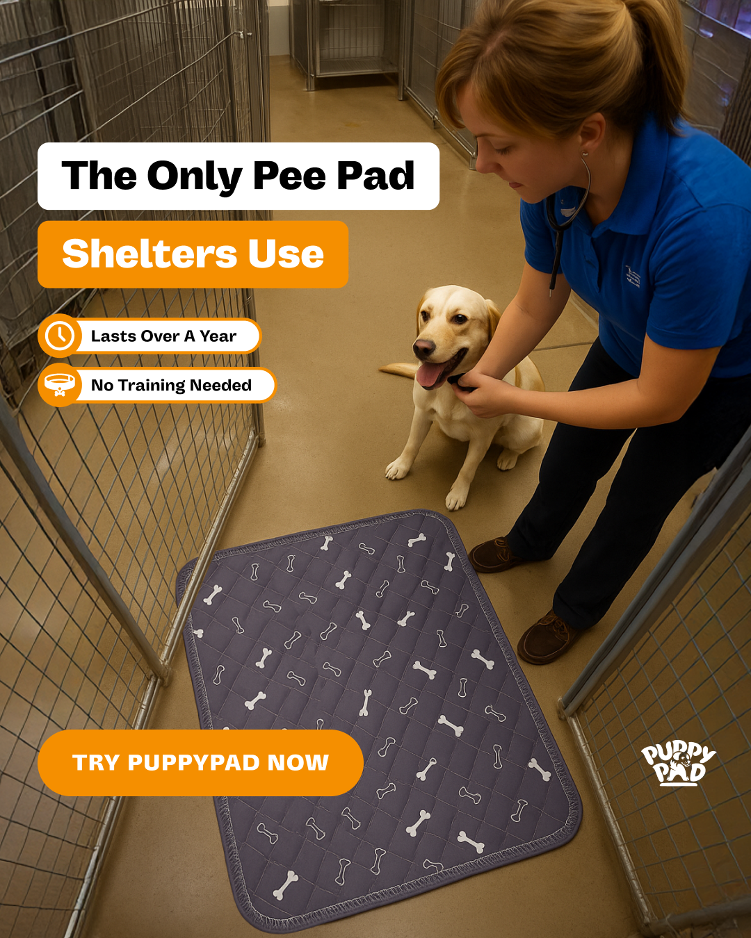 PuppyPad Facebook ad