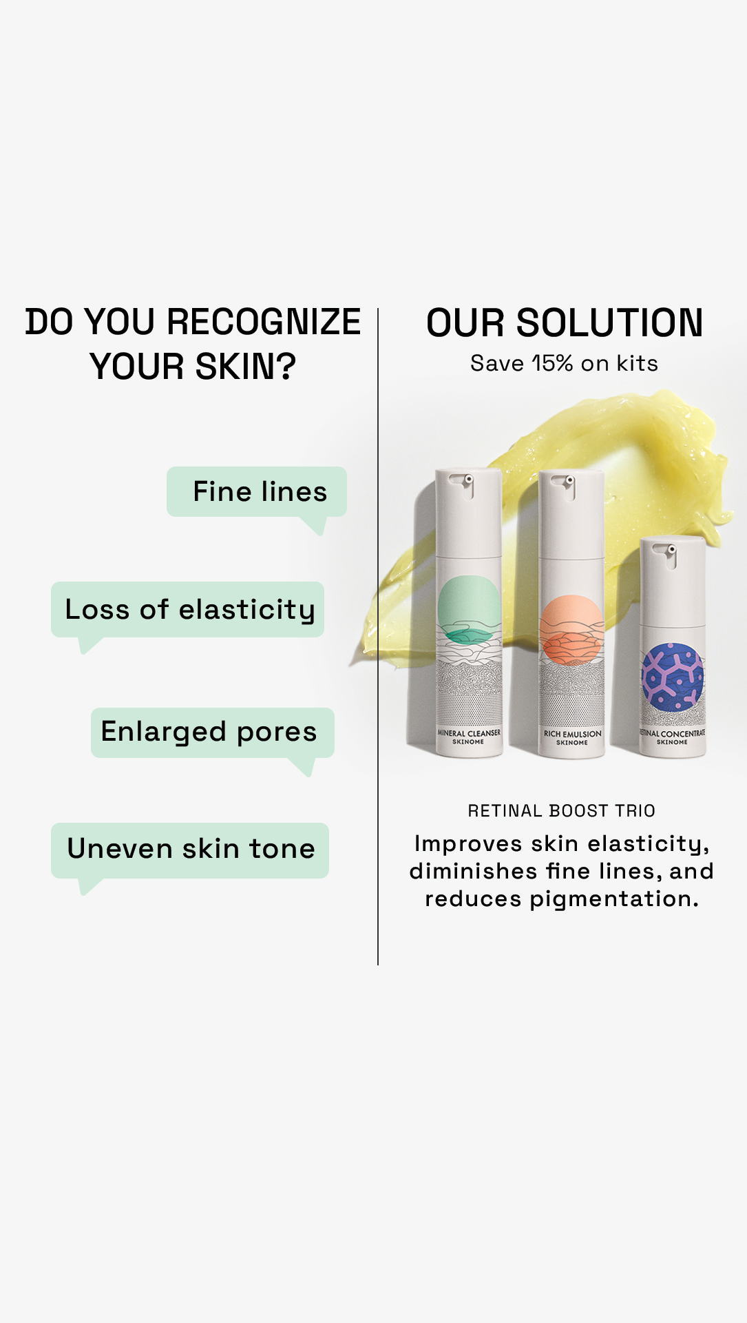 Skinome Facebook ad