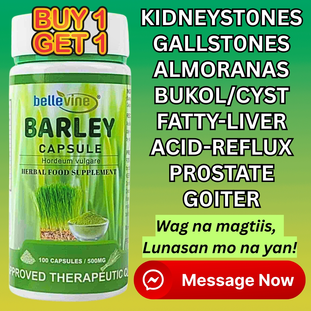 Barley Caps PH Facebook ad: Tested at Approved ng FDA - Mura pa!