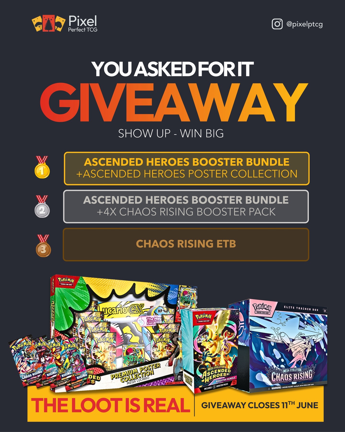 Pixel Perfect TCG Facebook ad