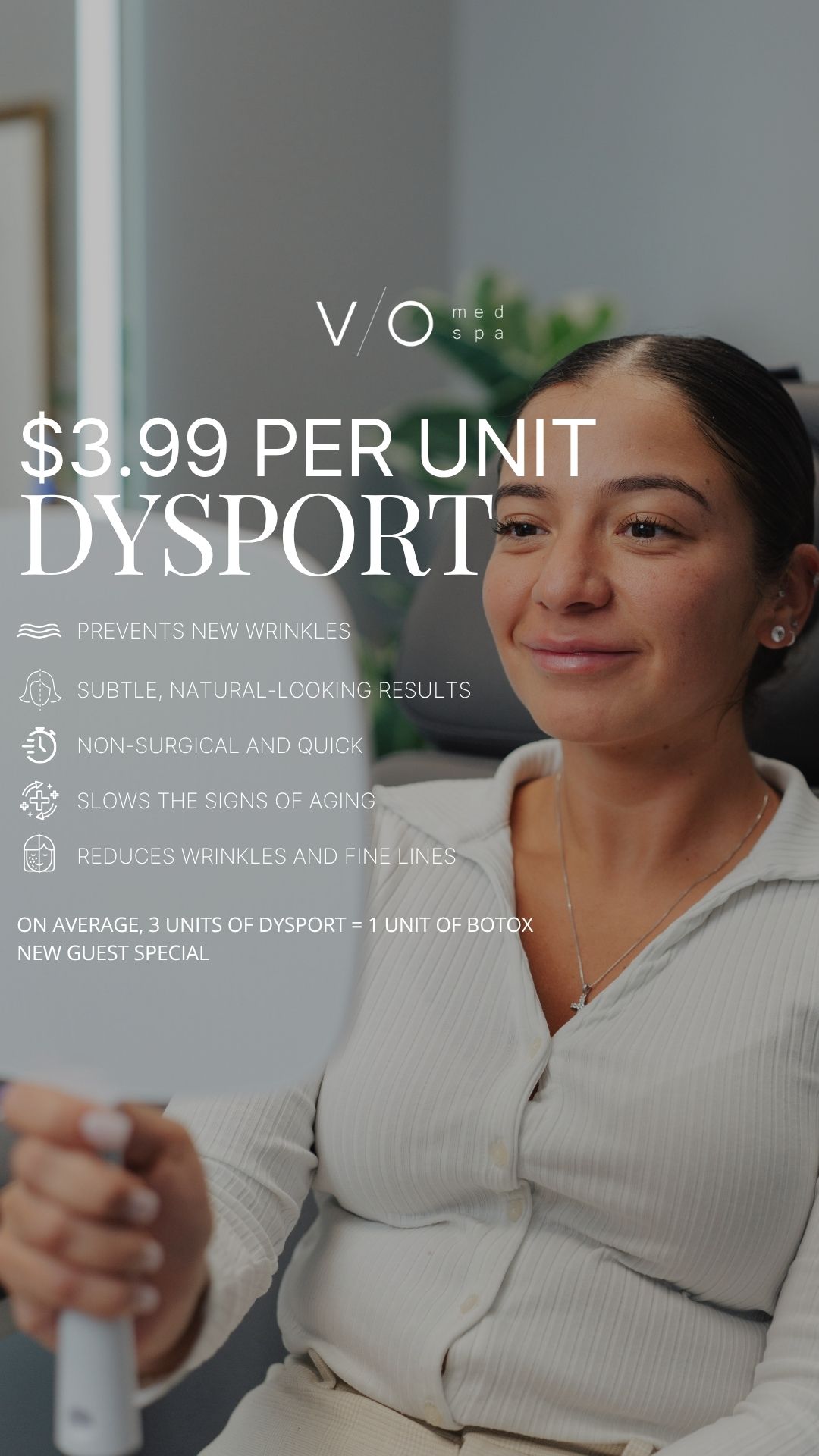 VIO Med Spa Huntersville Facebook ad: Refined for $3.99/Unit