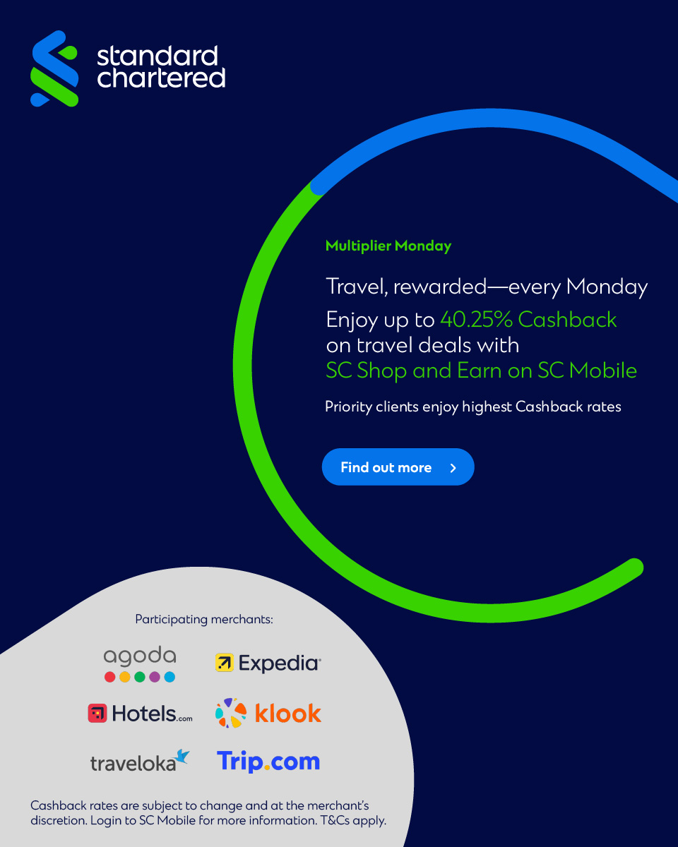 Standard Chartered Singapore Facebook ad from May 25, 2026