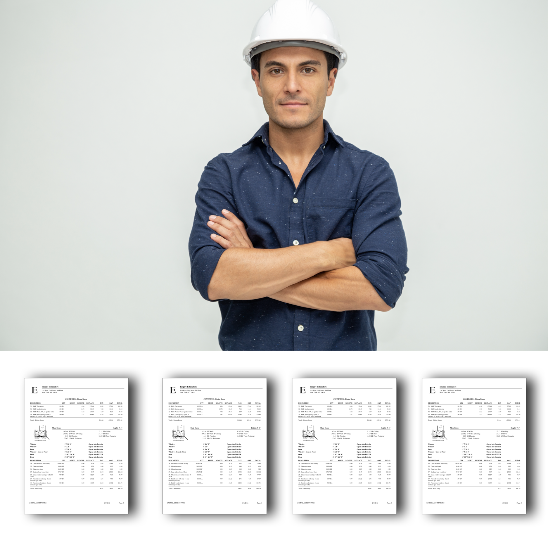 Empire Estimators Facebook ad