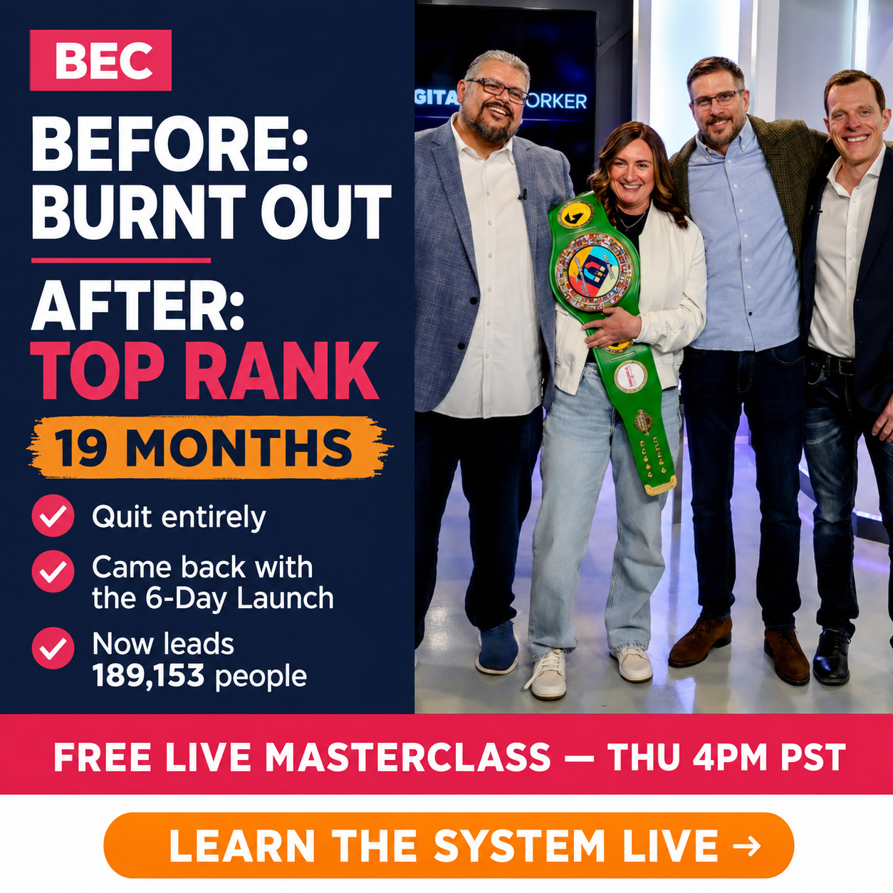 Attraction Marketing Facebook ad