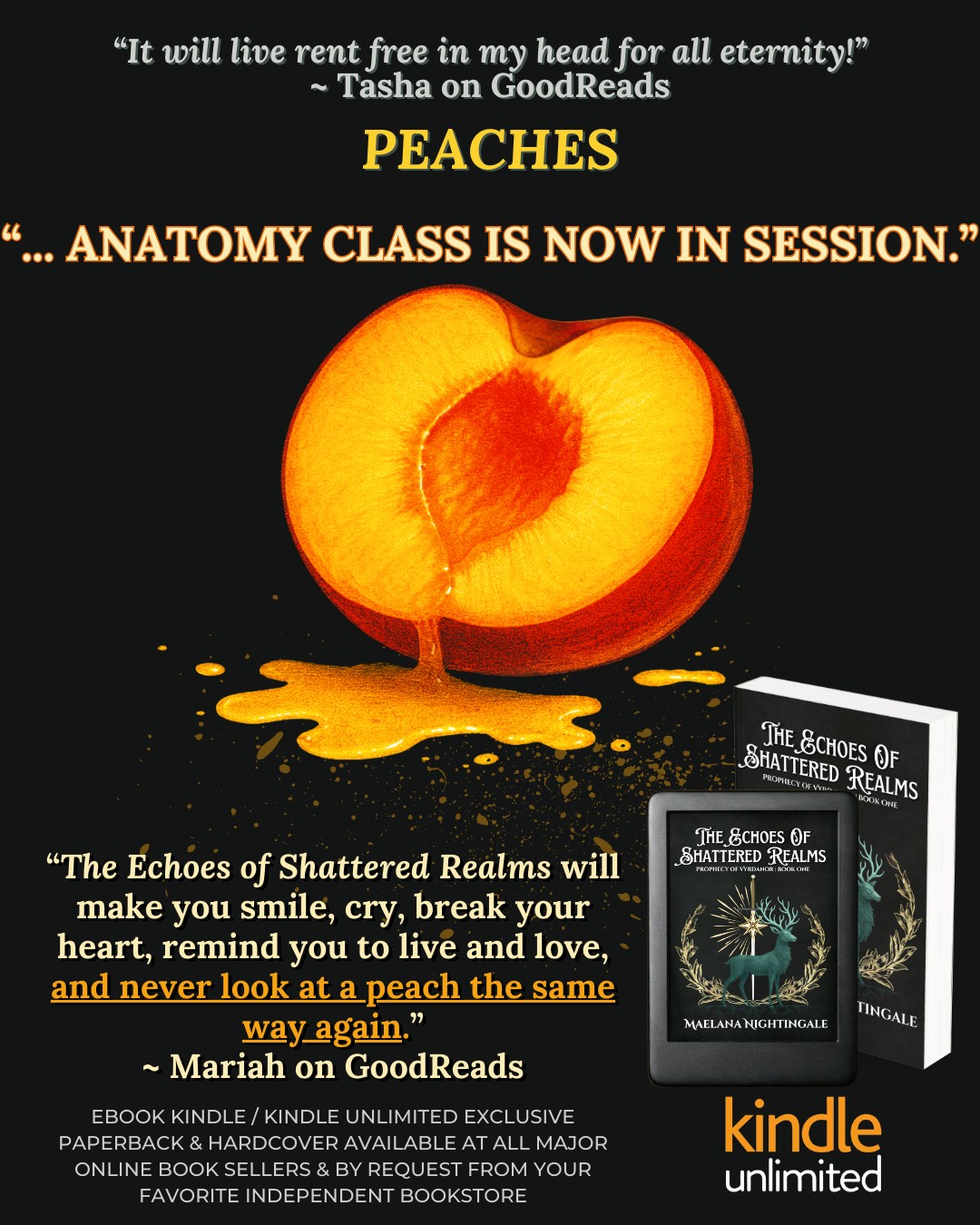 Maelana Nightingale - Author Facebook ad