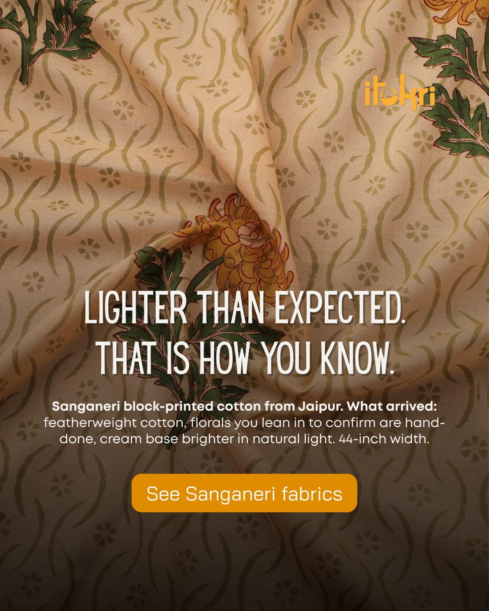 ITokri Fabrics Facebook ad