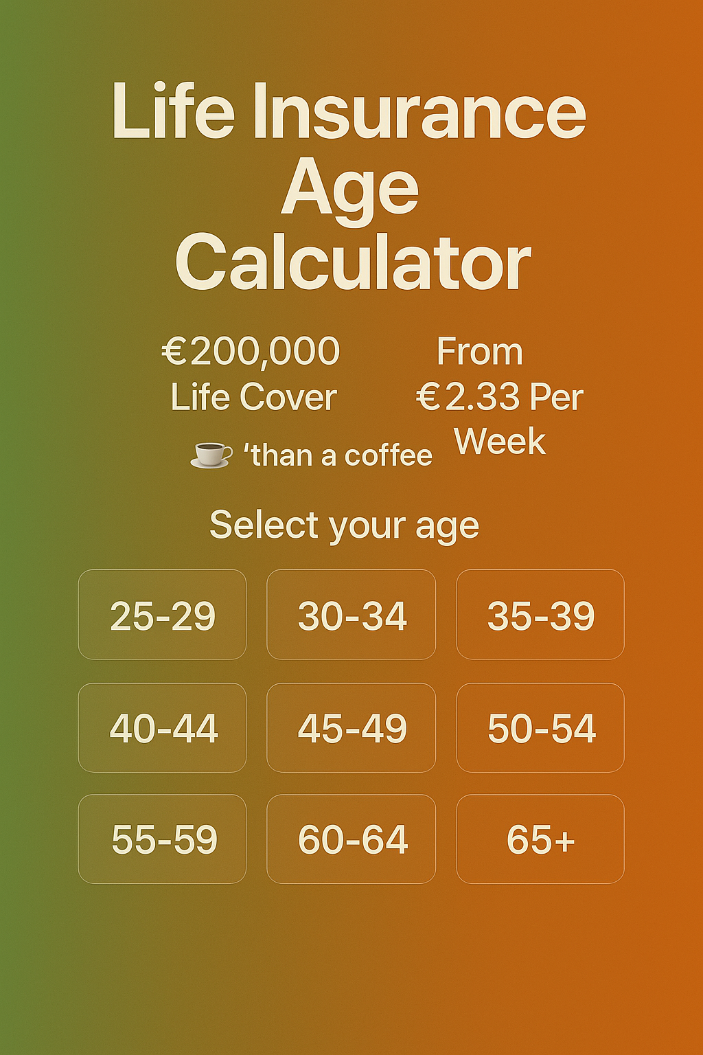 LifeCompare.ie Facebook ad