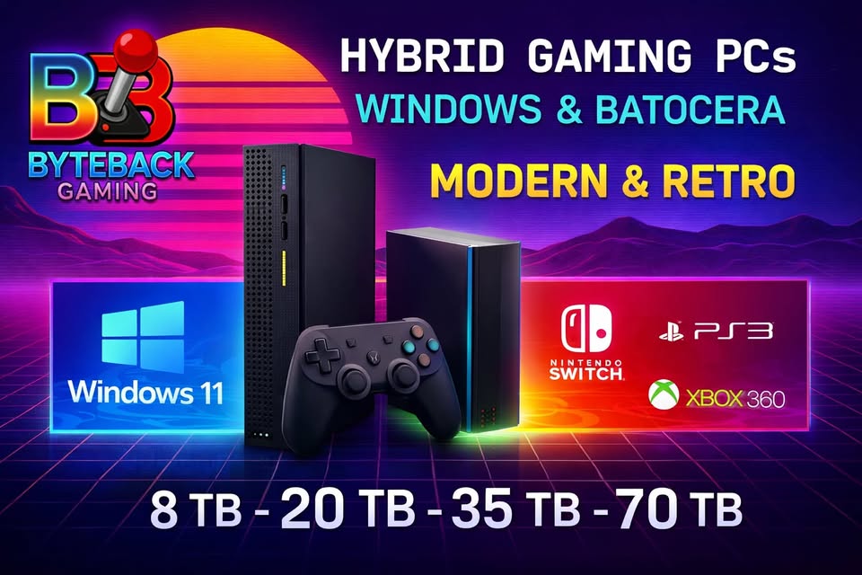 Byteback Gaming Facebook ad: Byte Back Gaming is all about retro gaming.