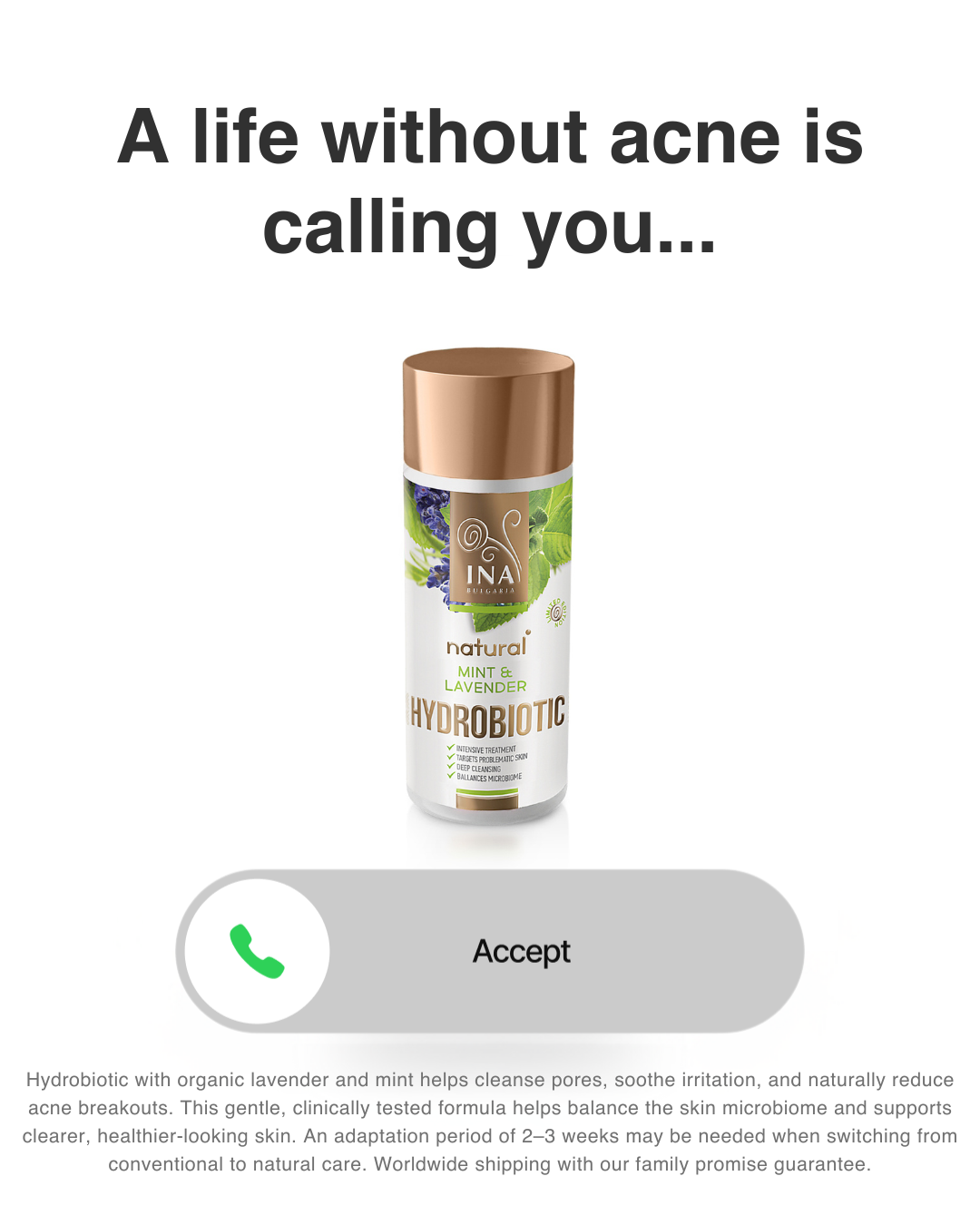 InaEssentials - Family Brand for Organic Cosmetics Facebook ad