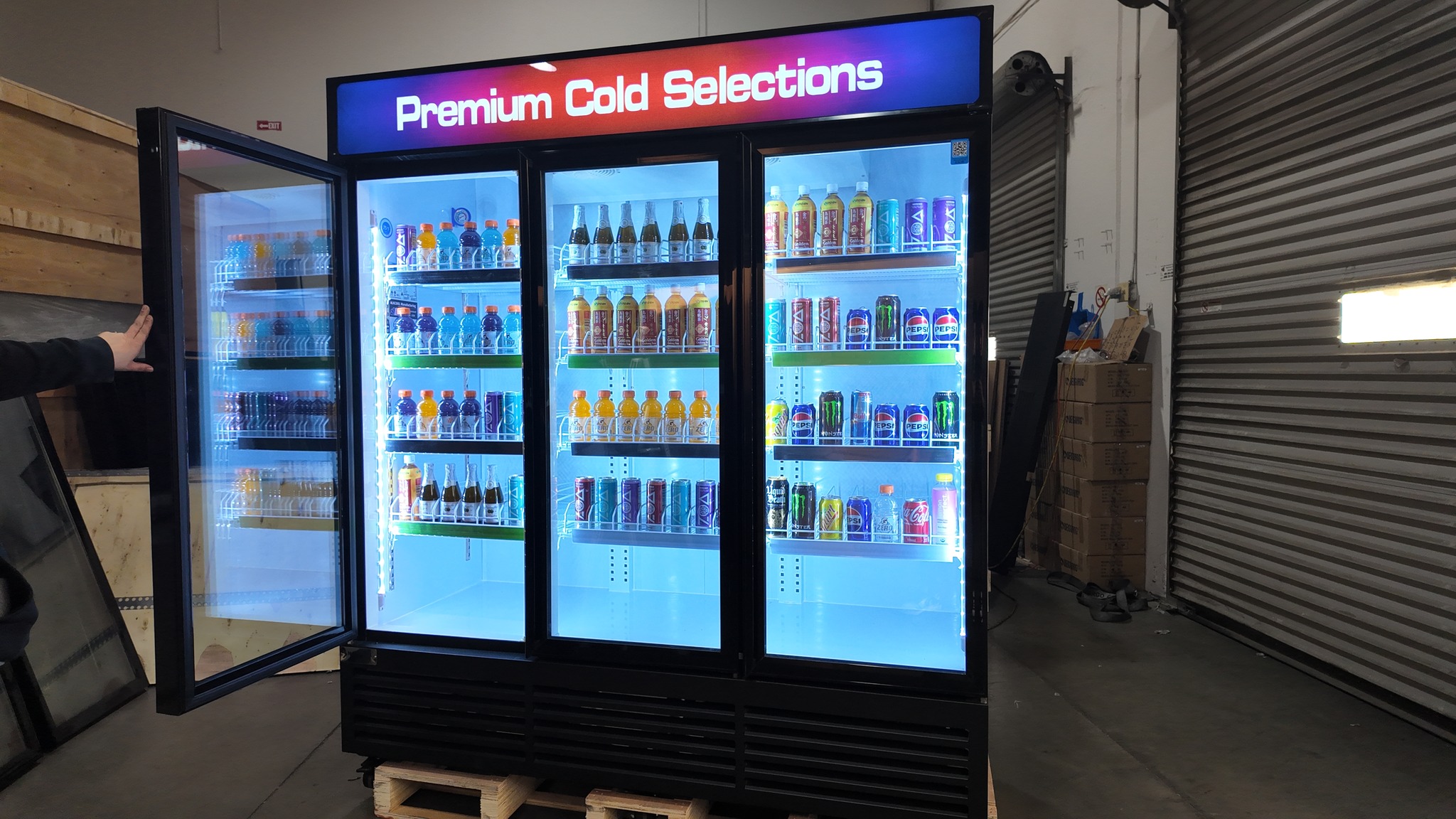 Nafcool Commercial Refrigerator Facebook ad: Discover Updated TGDR70'', the new 71'' three section…