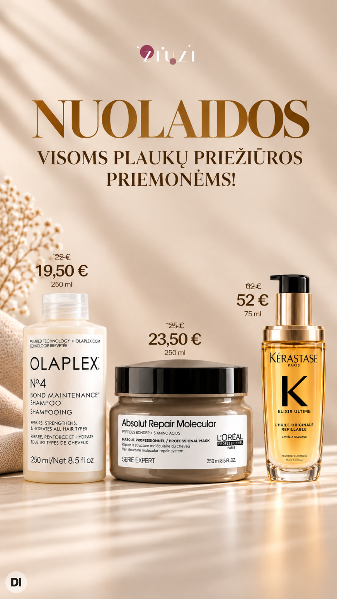 Ziuzi.lt Facebook ad: Kilian Paris aromatams -10 %