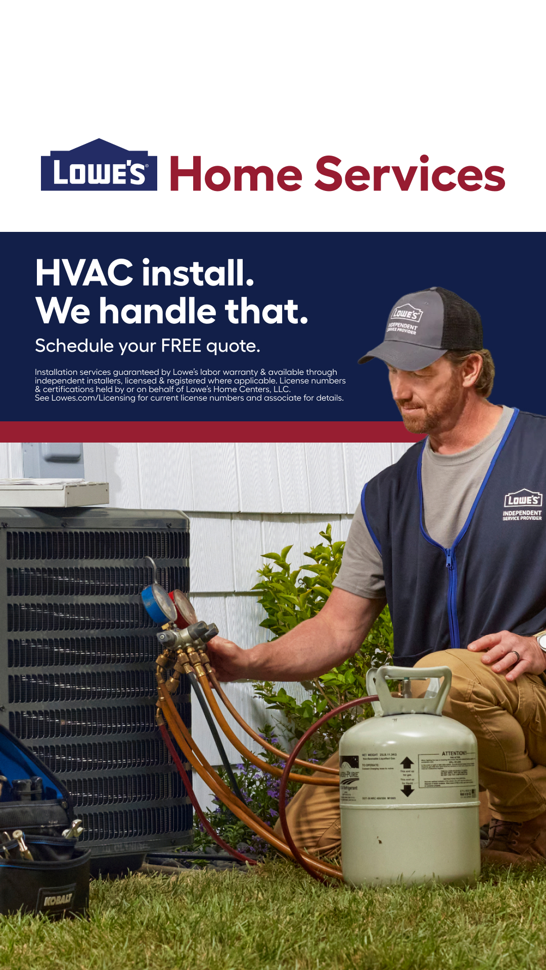Lowe's Home Improvement Facebook ad