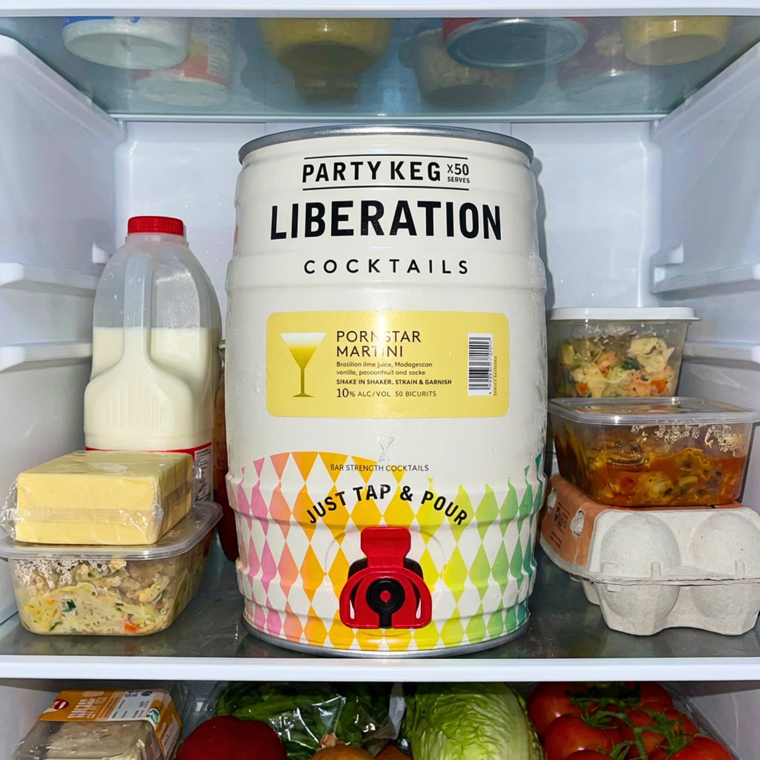 Liberation Cocktails Facebook ad: 5L Cocktail Kegs