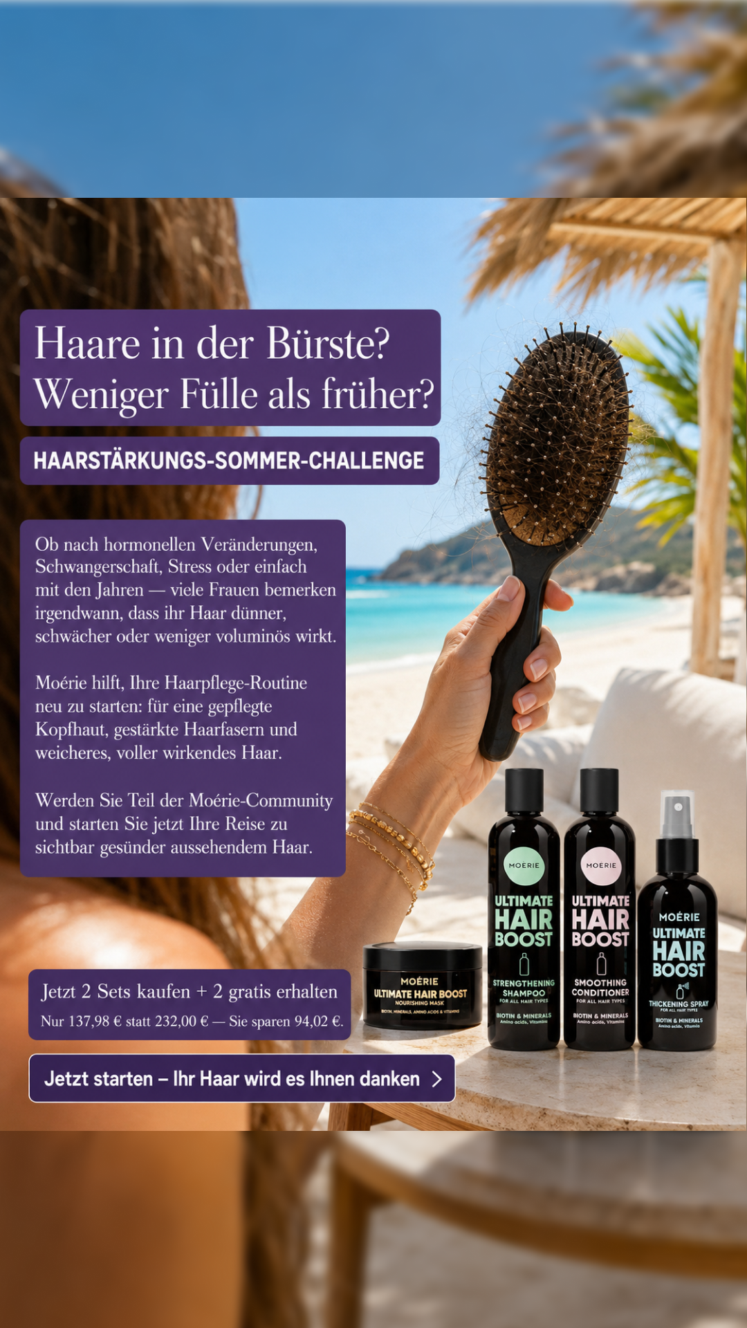 Moérie Beauty Facebook ad