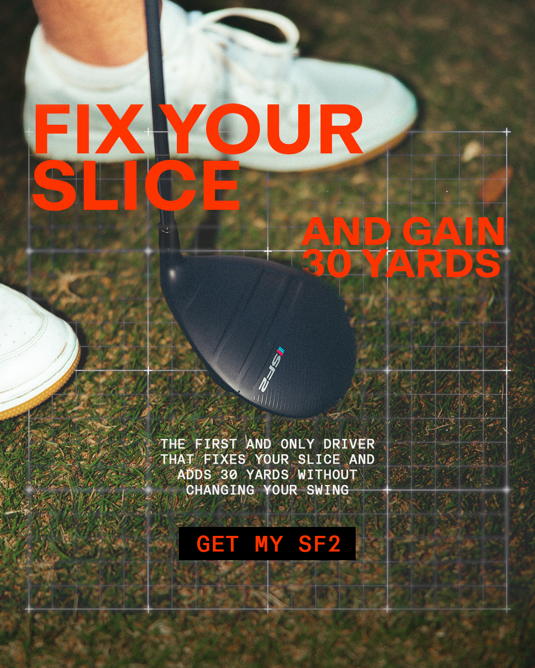 Performance Golf Facebook ad