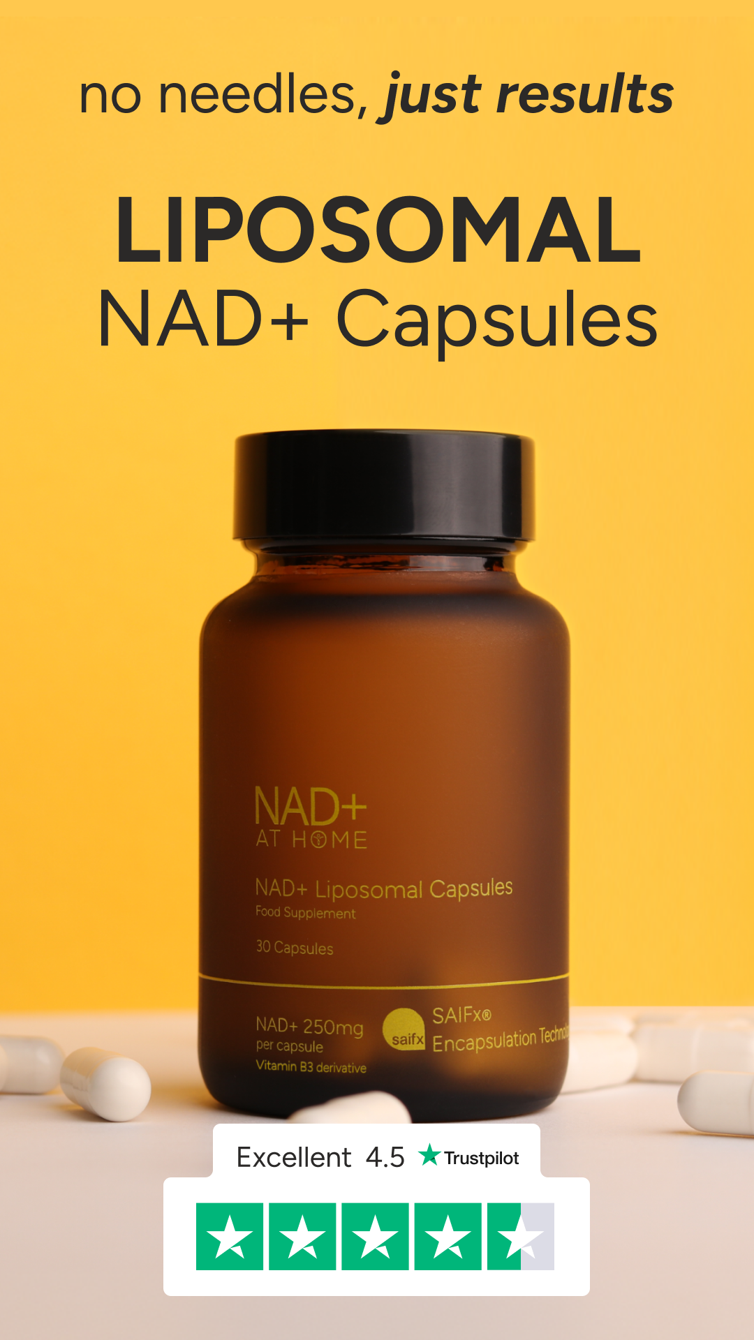 NAD+ AT HOME Facebook ad