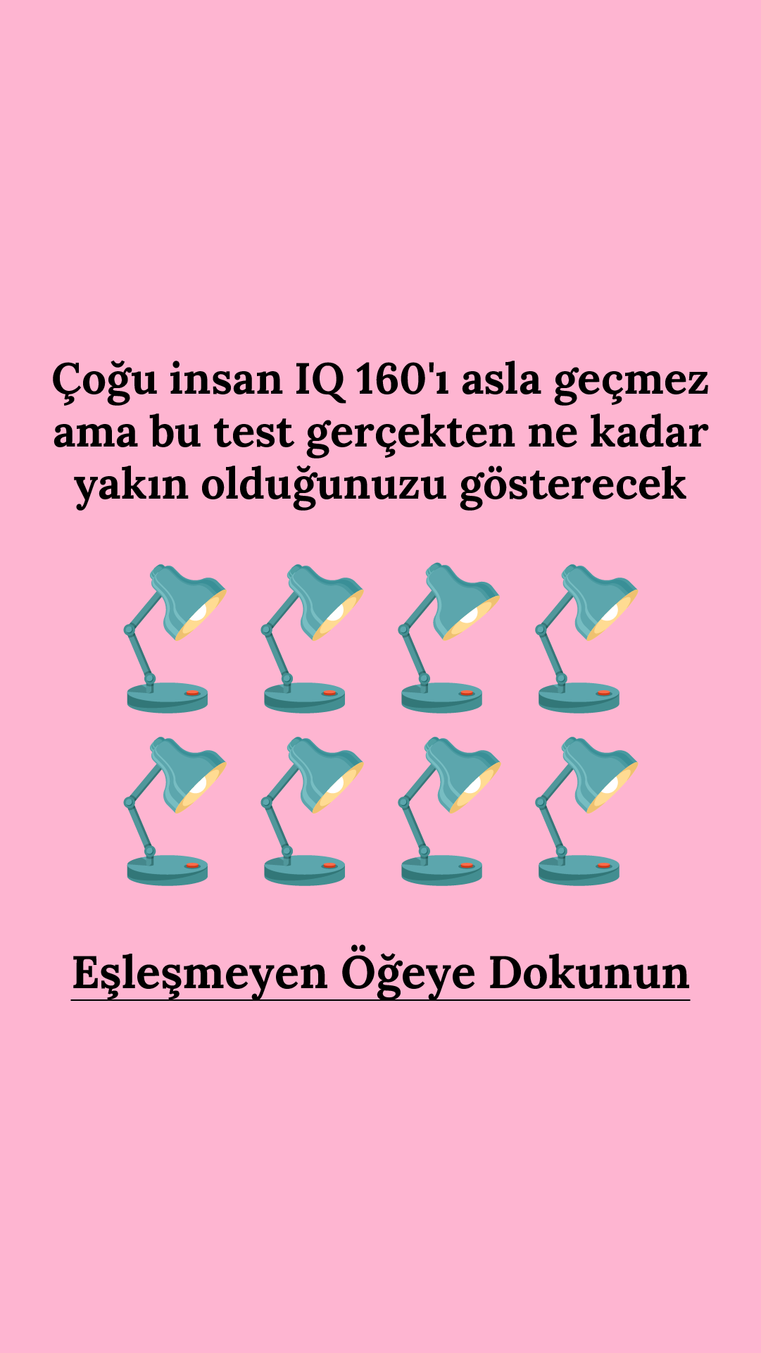 Zeka Testi Facebook ad: 30 soruyu cevapla ve sonucunu öğren