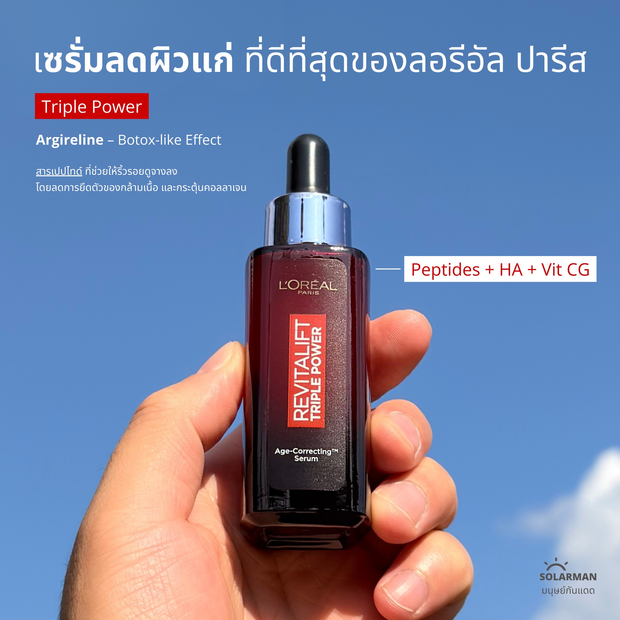 Solarman มนุษย์กันแดด Facebook ad