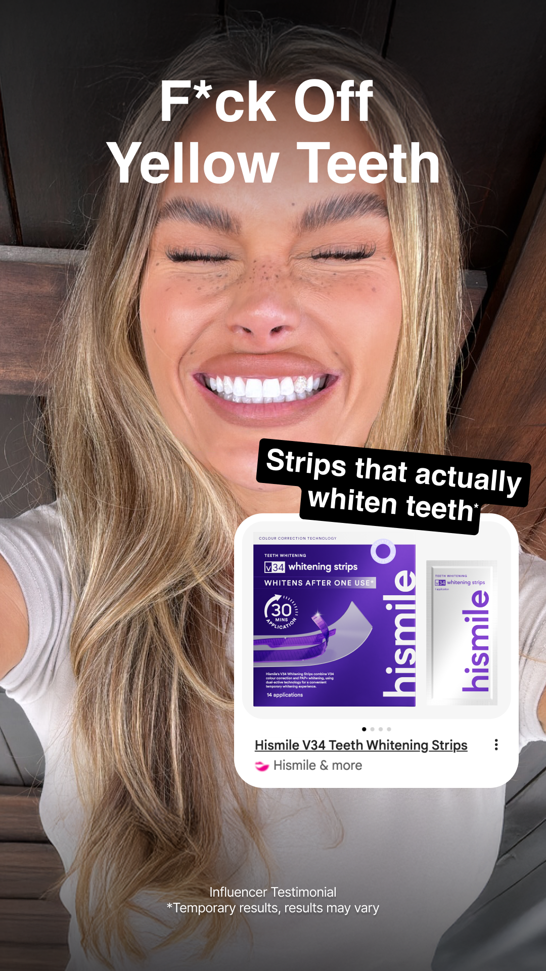 Hismile Facebook ad