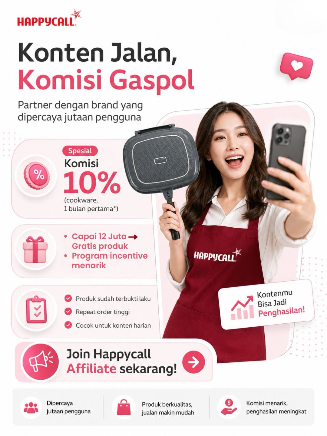 Happycall Indonesia Official Facebook ad