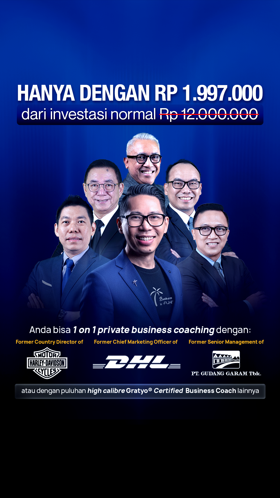 Gratyo Global Awards Winning Practical Business Coaching Facebook ad