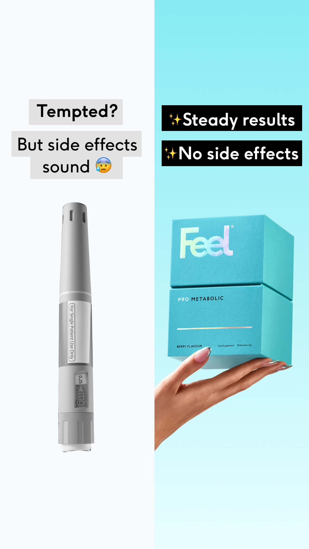 Feel Facebook ad
