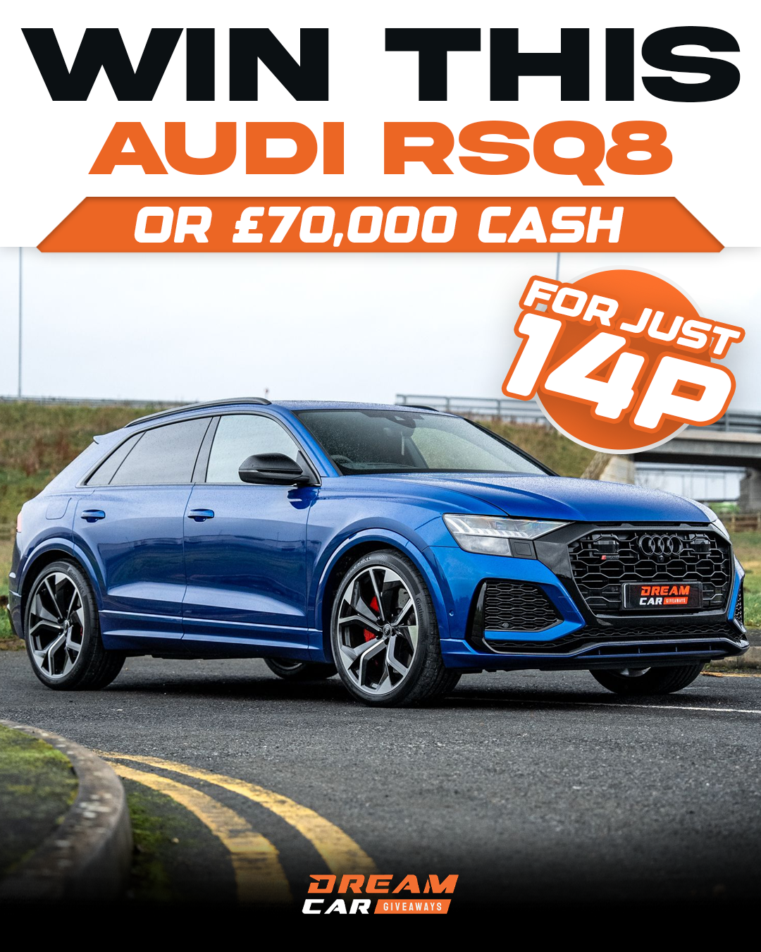 Dream Car Giveaways Facebook ad