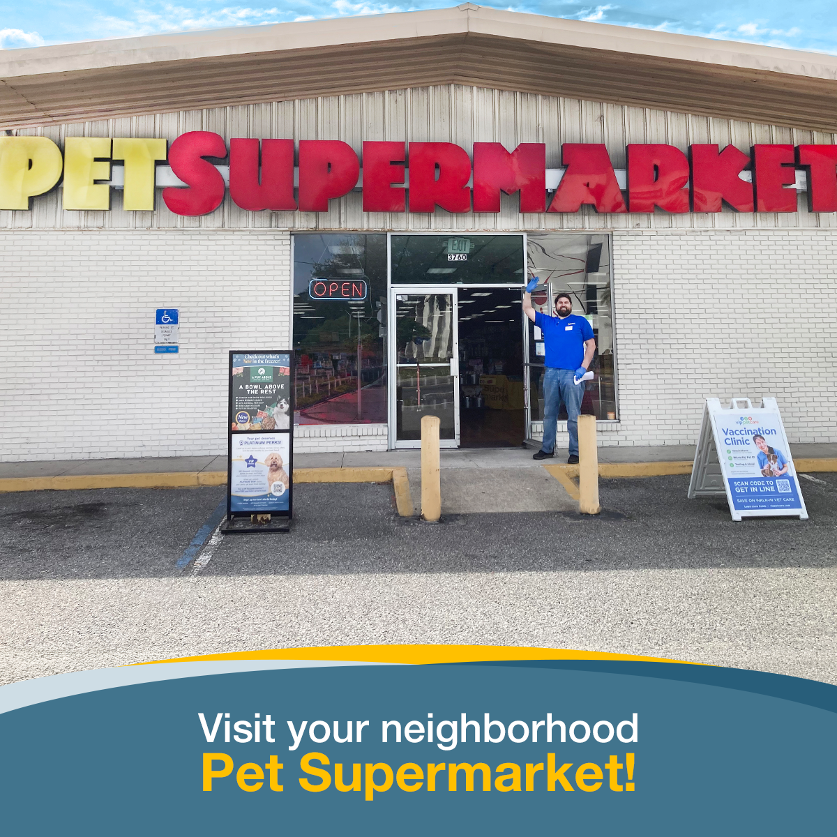 Pet Supermarket Facebook ad: Your local Pet Supermarket is right around the…