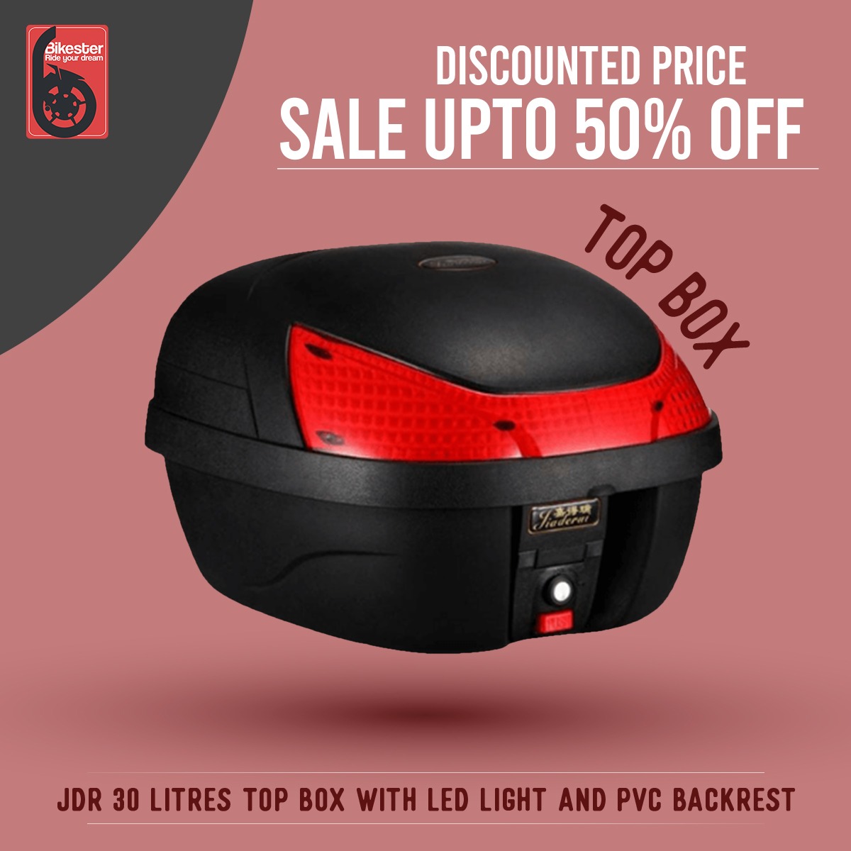 Bikester Global Shop Facebook ad: Festive SALE! Get up to 50% off on…