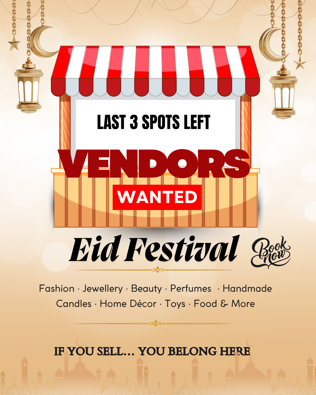 NSM Women In Business Facebook ad: Last Spots for Eid!