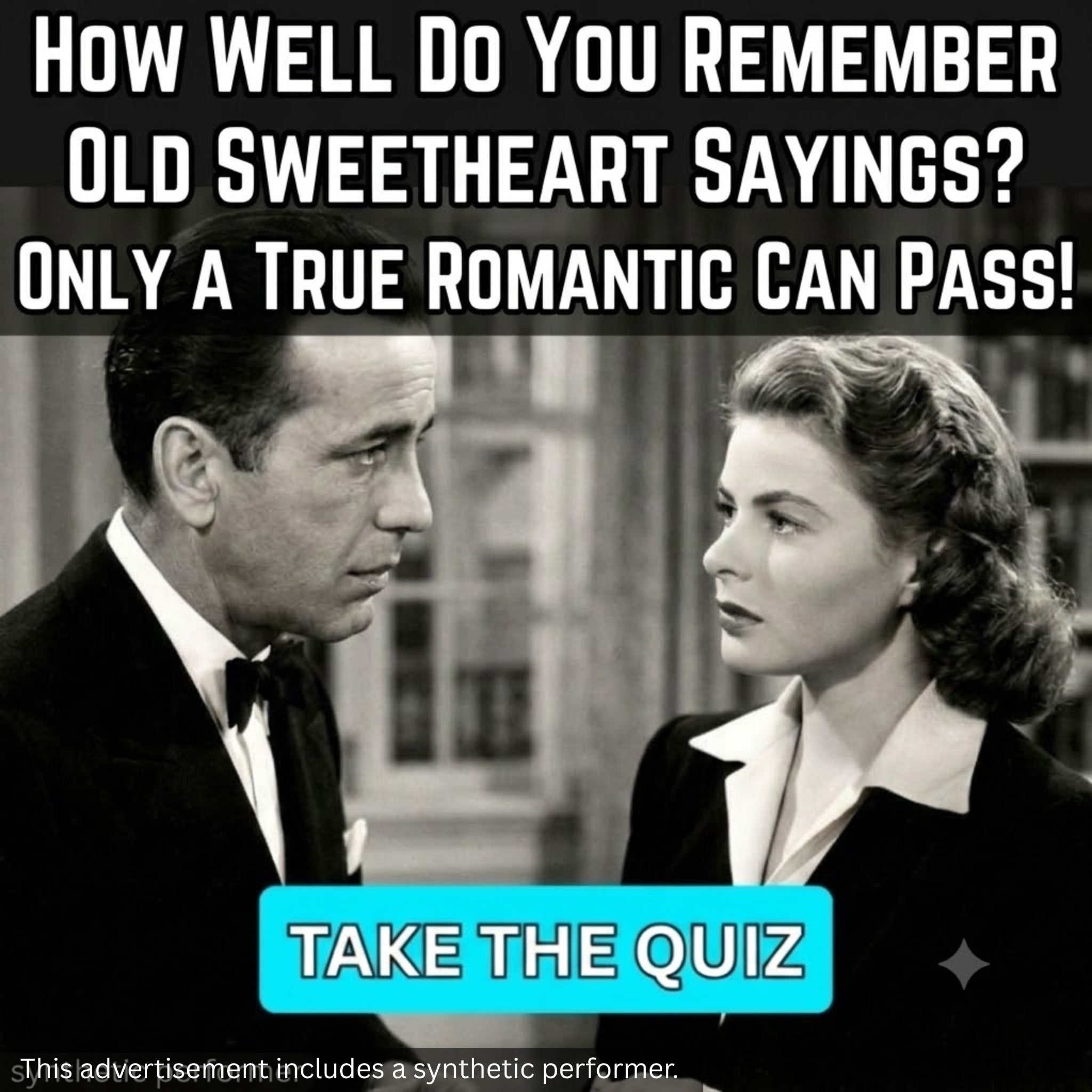 Furry Friends Quiz Club Facebook ad: Sweetheart Sayings Challenge