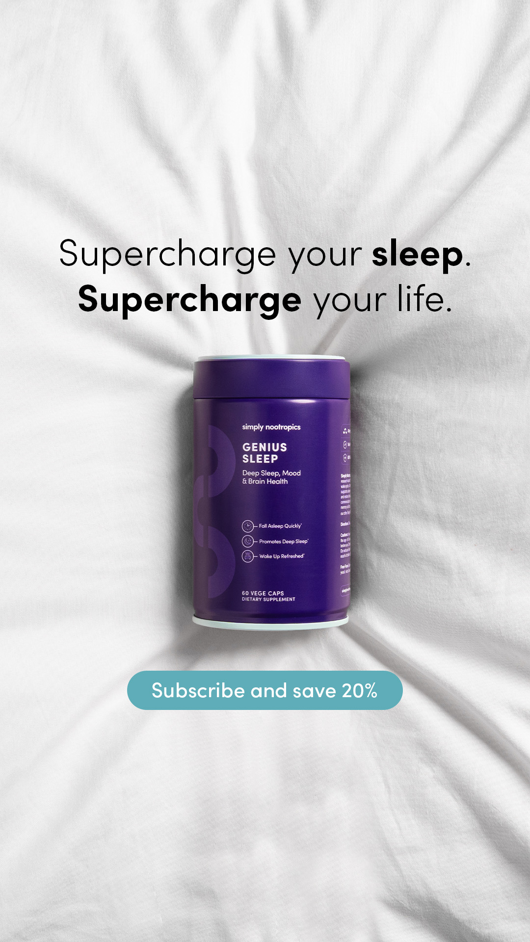 Simply Nootropics Facebook ad