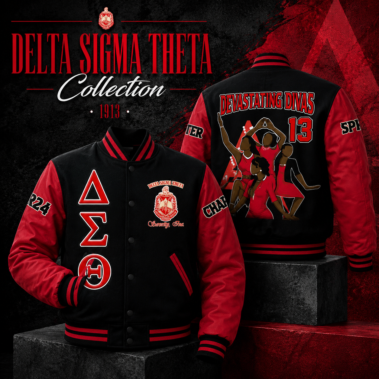 Divine Nine For Life Facebook ad: Rep ΔΣΘ with Pride.