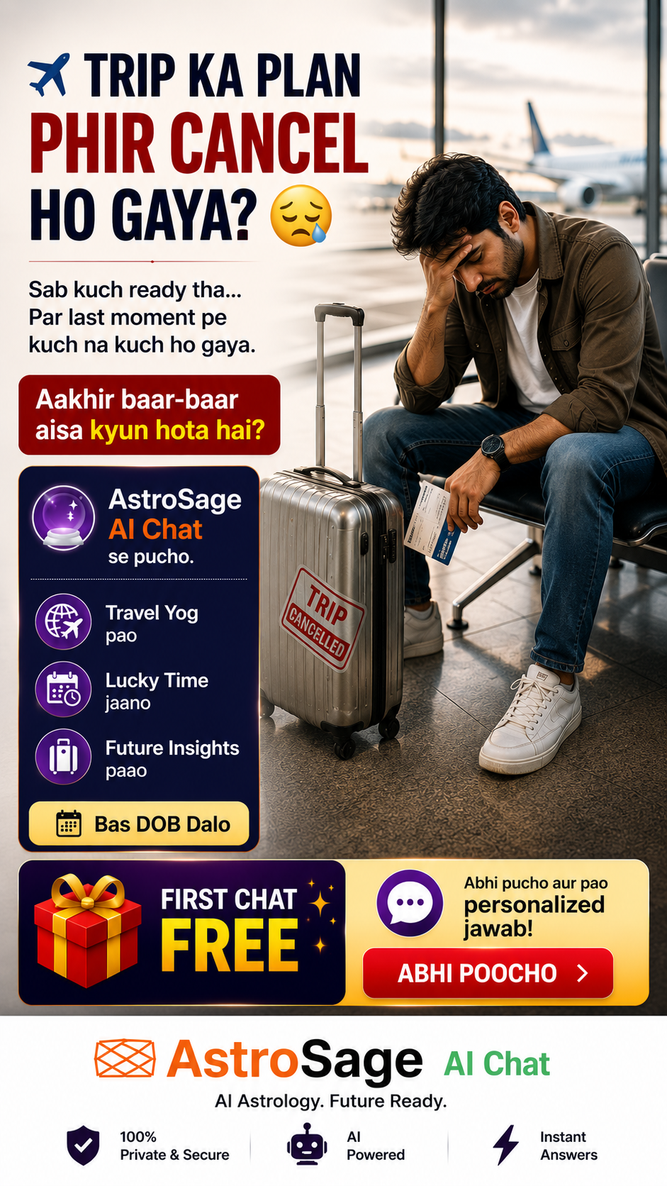 AstroSage AI Facebook ad