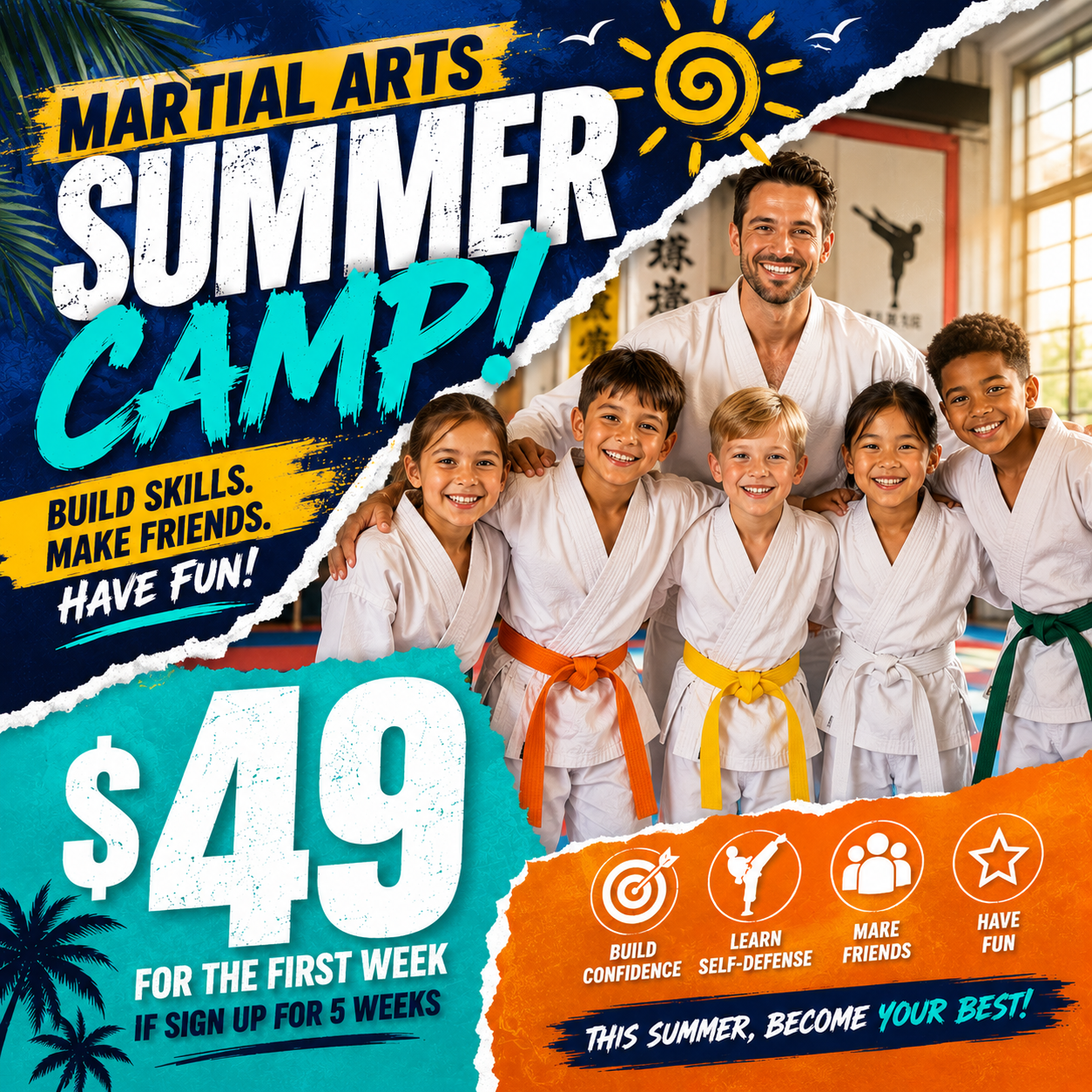 Tiger's Den Martial Arts & Fitness Facebook ad