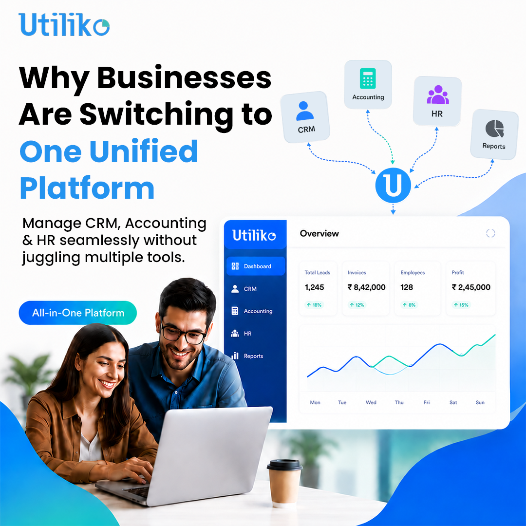 Utiliko Corporation Facebook ad: Still juggling multiple business tools?