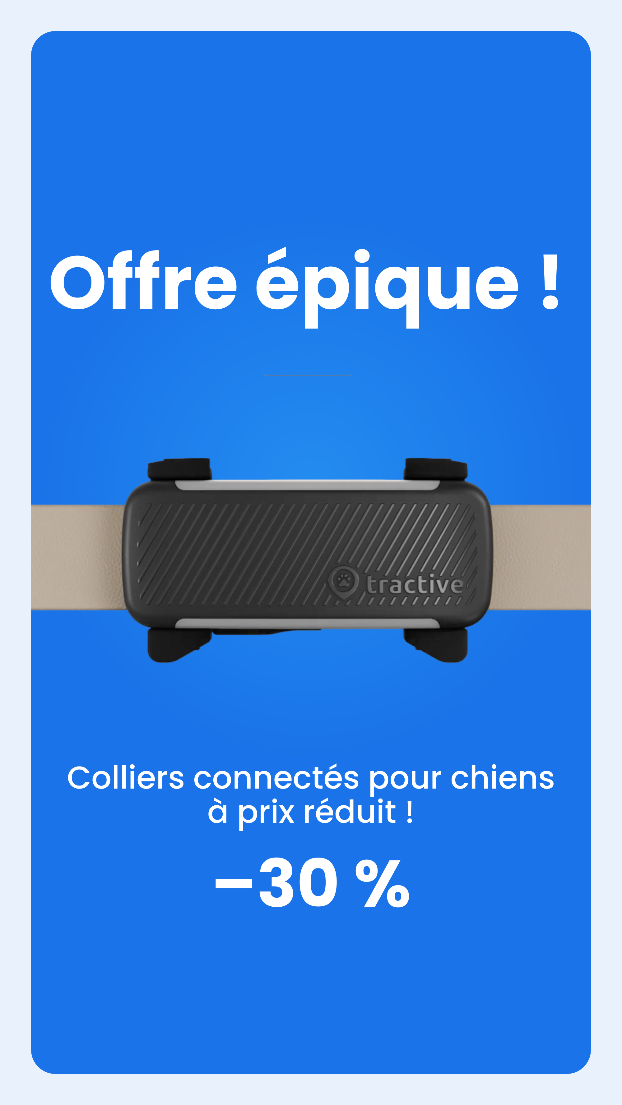 Tractive Facebook ad