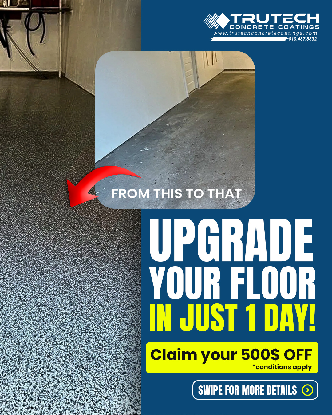 TruTech Concrete Coatings Facebook ad