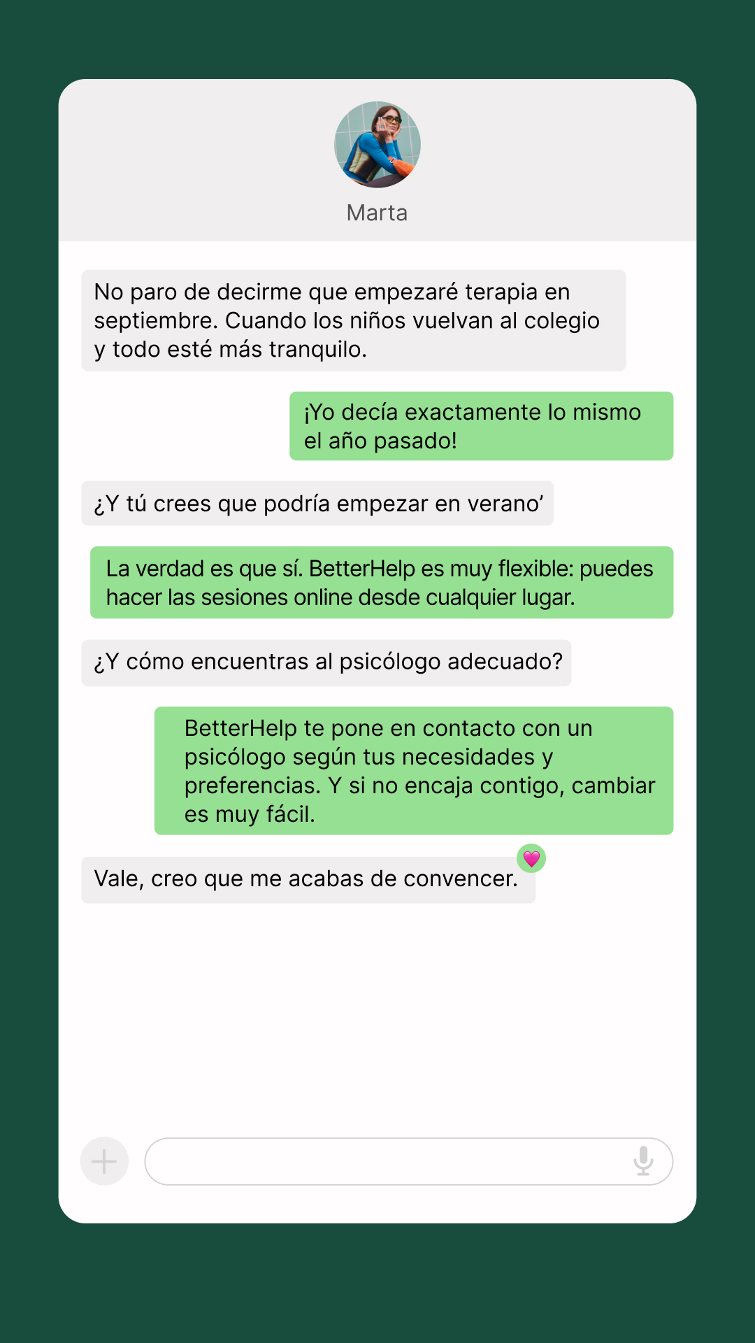 BetterHelp Facebook ad