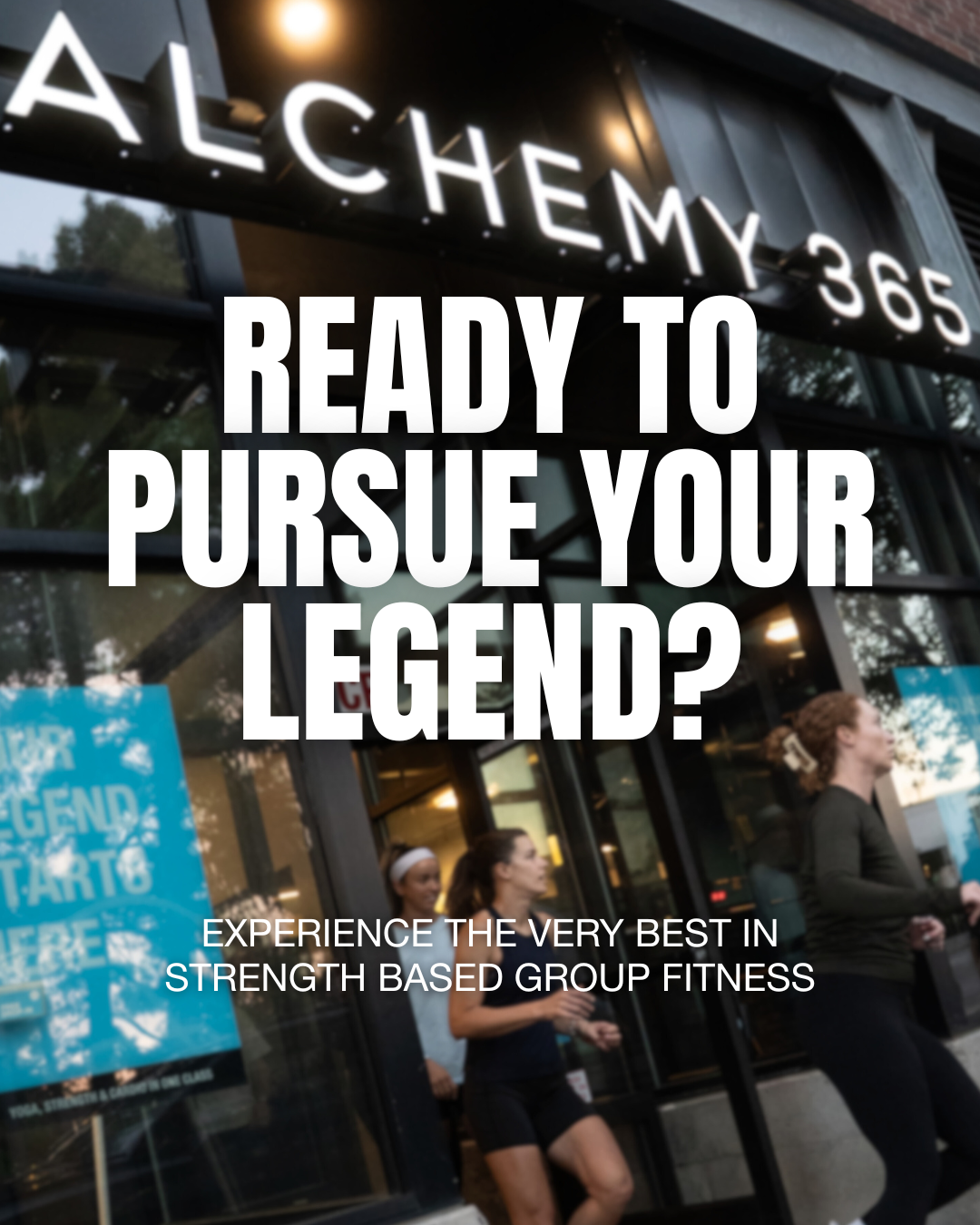 Alchemy 365 Facebook ad: Get started with 2 FREE classes at one…