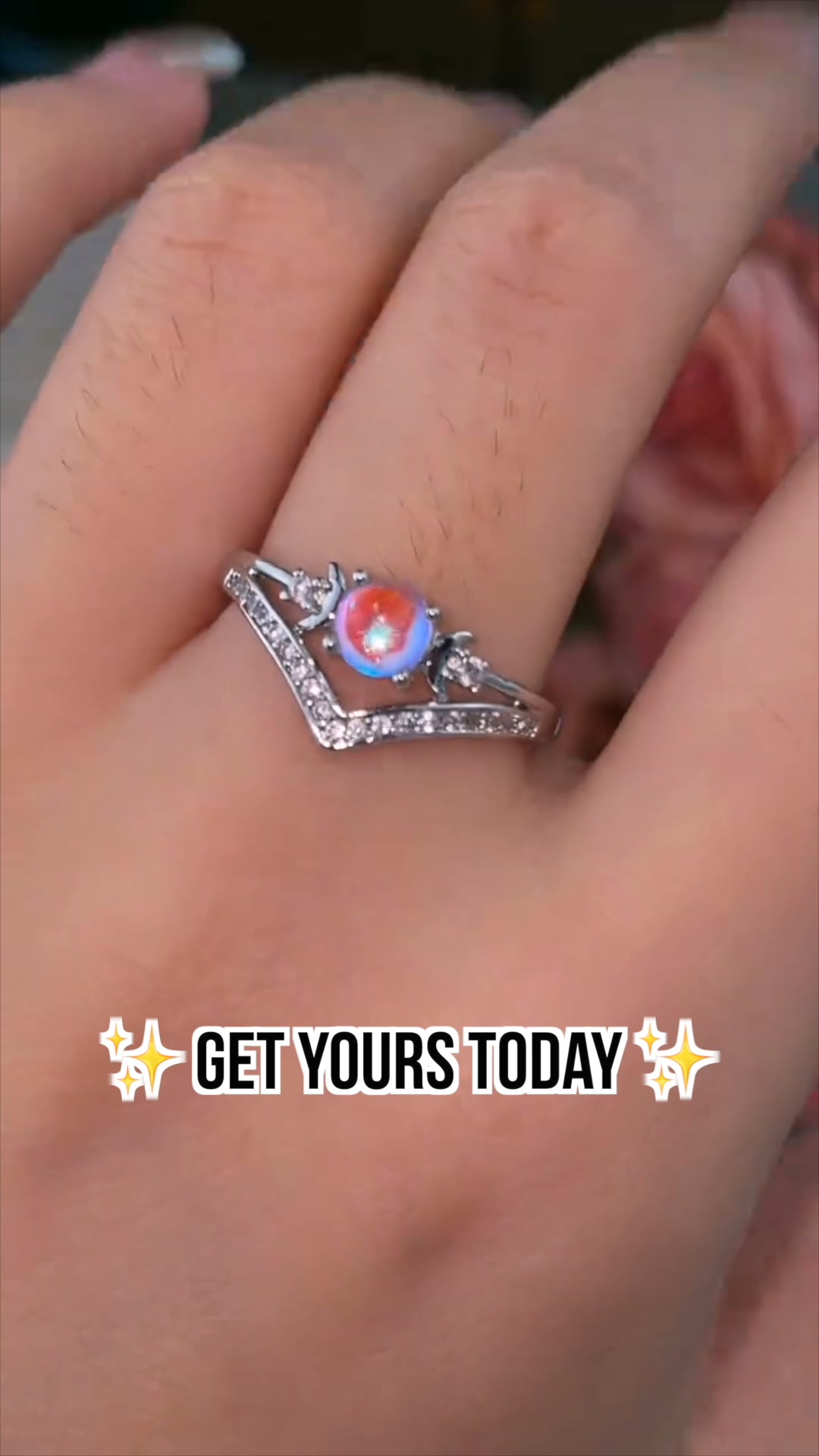 Circle of Love Co. Facebook ad: Protect Your Peace with Moonstone