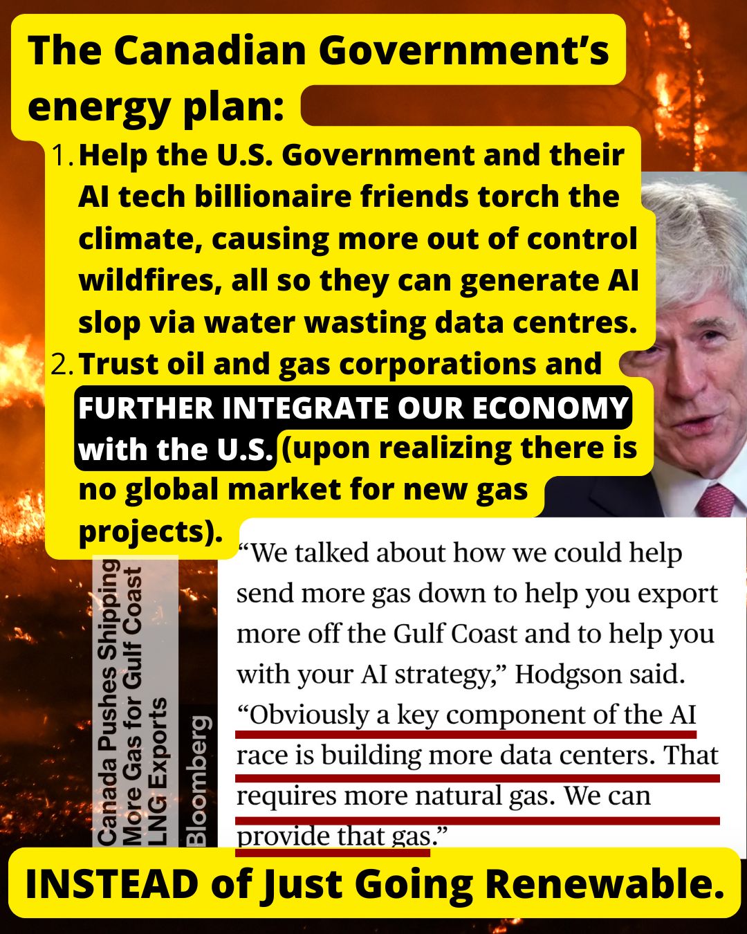 Sierra Club Canada Foundation Facebook ad