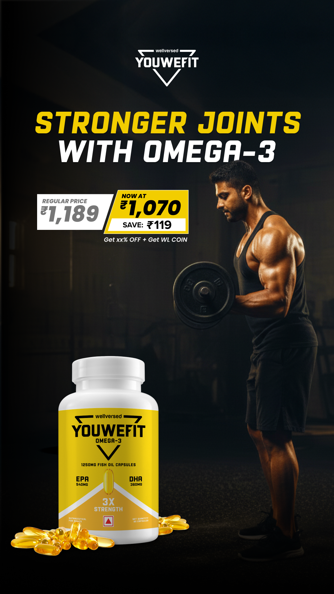 Youwefit - Wellversed Brand Facebook ad