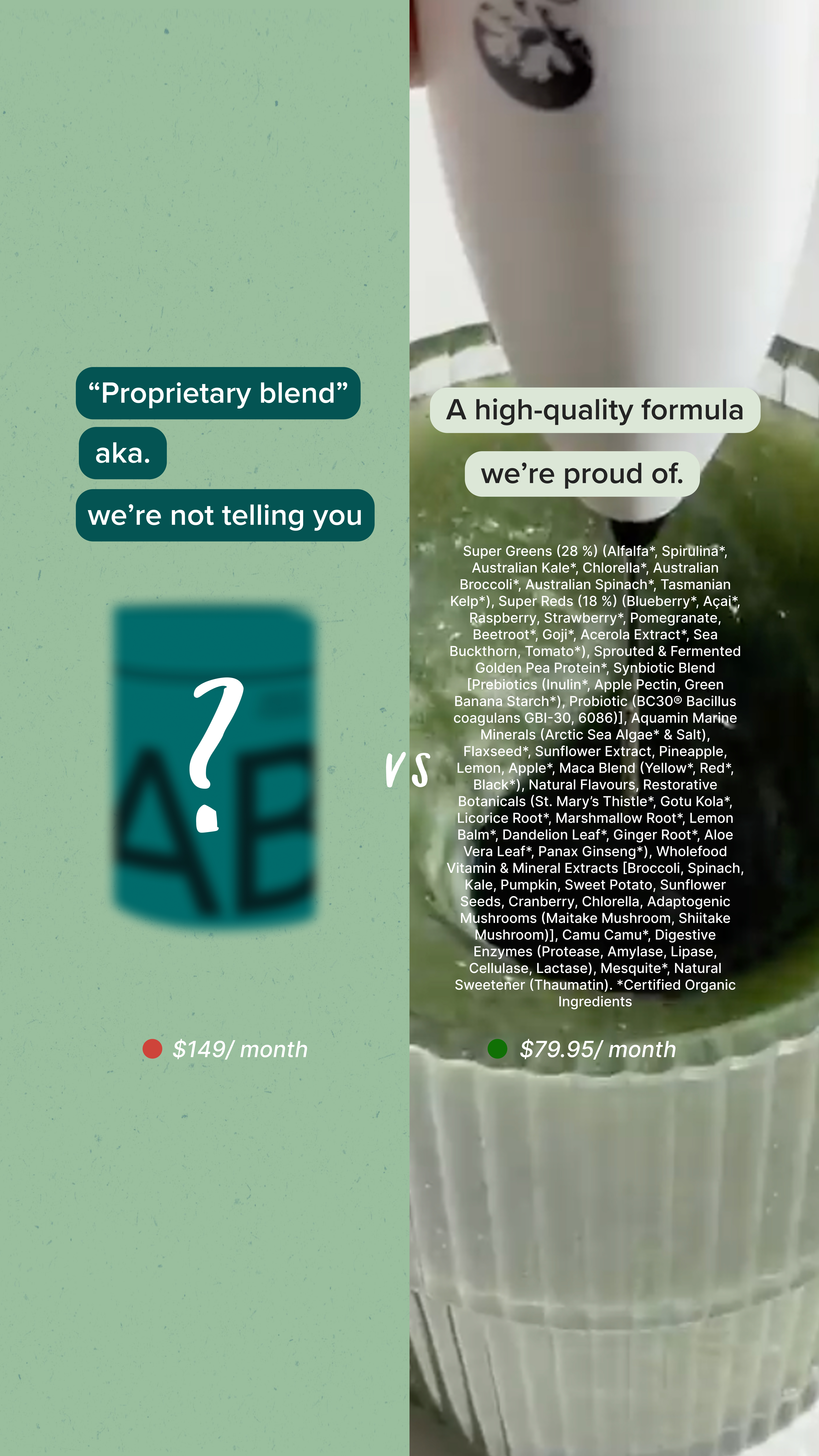 Nutra Naturals Facebook ad